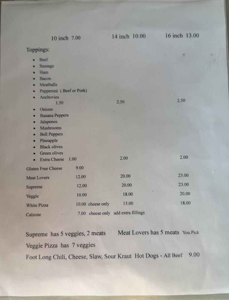 Square Deal Pizza Menu image 2